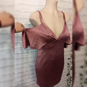 Dusty Rose mini dress